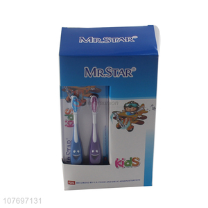 New design soft colourful toothbrush for kids