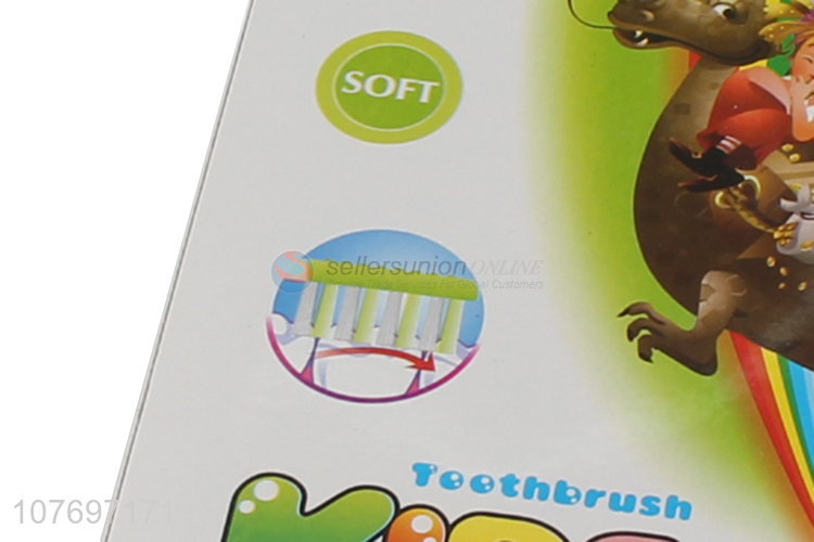 Creative design cartoon soft brush toothbrush for kids