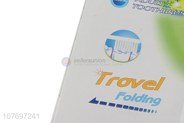 Most popular creative design travel folding toothbrush