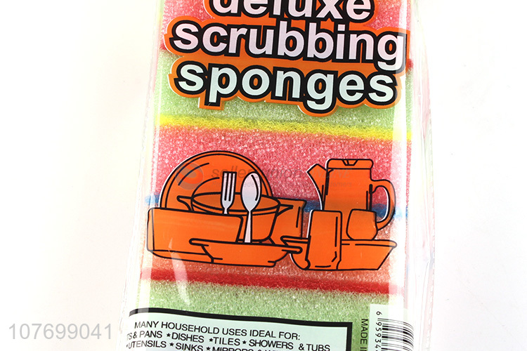 Wholesale cellulose sponge cleaning scrubber cleaning sponge for kitchen