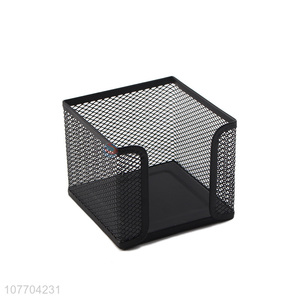 Good sale office supplies square metal mesh note box