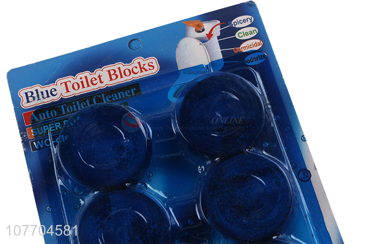 Popular product 6PC blue toilet bowl cleaner tablets toilet cleaning blocks 