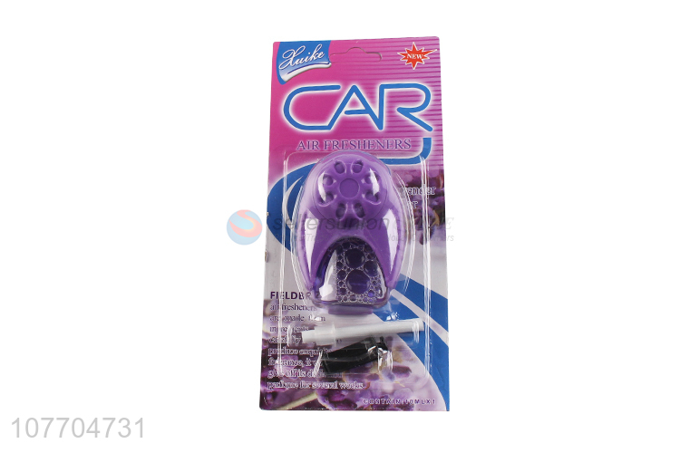 Refillable car vent clips liquid air freshener with top quality