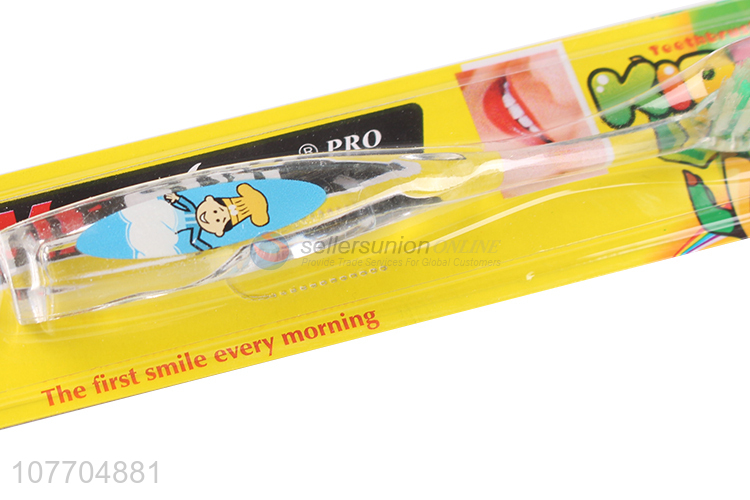 Popular product soft kids toothbrush for teeth cleaning