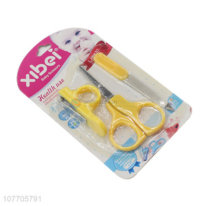 Hot sale baby nail supplies baby nail cutter file scissors set