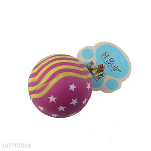 Newly designed pet chew toy bouncy ball pet interactive toy