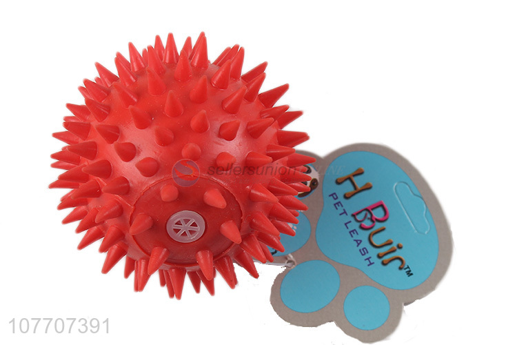 Popular pet non-toxic toy chew interactive toy bouncy spike