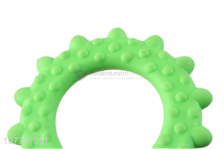 Good sale bite-resistant wave ring pet chew interactive toy