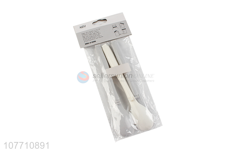 New product utility dual-purpose plastic spoon with bag clip