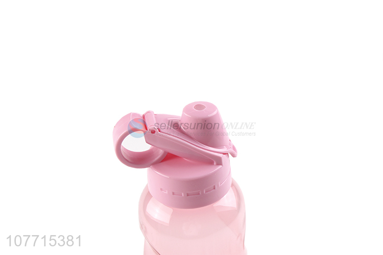 Newest Colorful Plastic Water Bottle Water Cup Portable Sports Bottle