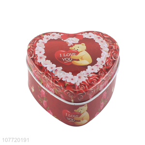 Heart shaped tinplate wedding <em>candy</em> <em>box</em> wedding <em>candy</em> tin <em>box</em>