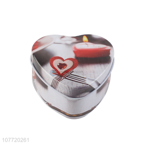 Creative knot wedding <em>box</em> heart-shaped wedding <em>candy</em> tin <em>box</em>