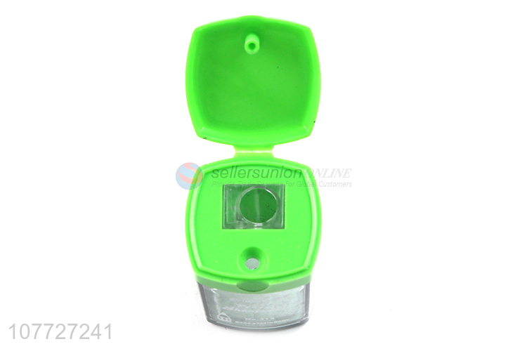 New arrival plastic pencil sharpener children school supplies