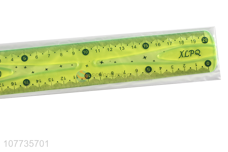 High quality plastic straight ruler student ruler for drawing