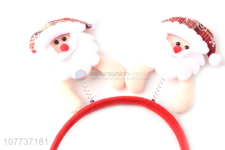 New design Santa Claus headband holiday party performance dress up props