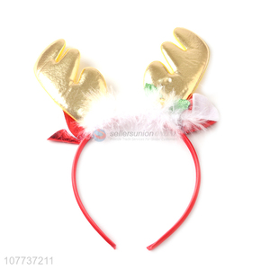 Factory wholesale antler headband simple Christmas headband for children