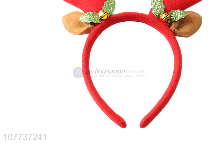Cartoon Christmas Antlers Hair Hoop Party Dress Up Headdress Props