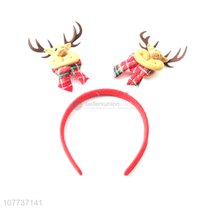 Hot sale winter christmas hairpin headband cute antler headwear