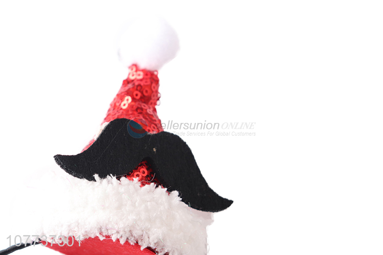 High quality Christmas party dress up headband Santa Claus black beard headwear