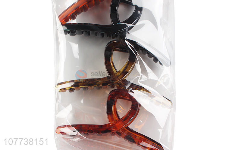 Fashion Style Ladies Hair Clip Plastic Claw Clip For Sale