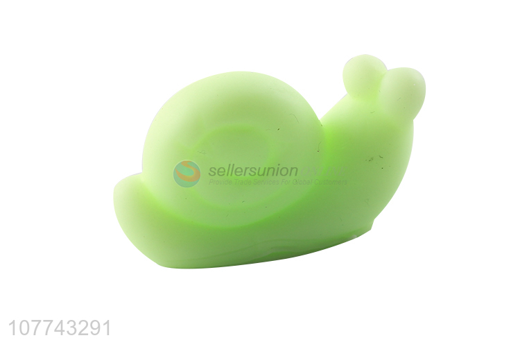 Unique design creative snail slow rebound decompression toy