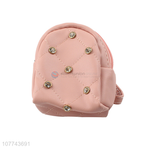 New Arrival Pink Change Purse Ladies Coin Case With Key Ring