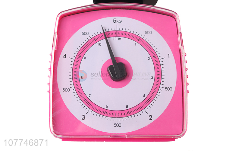 Hot selling colorful plastic kitchen scale weighing scale with tray