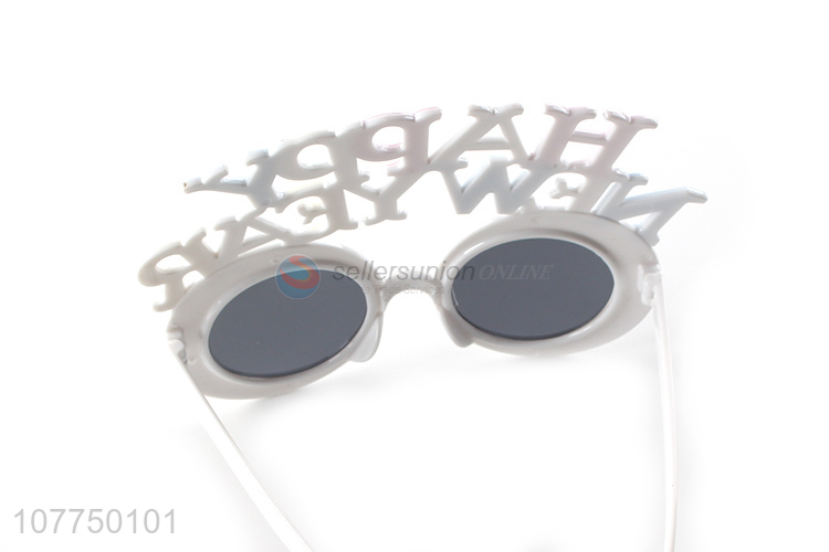 Festival colorful new year theme party decorated eyeglasses