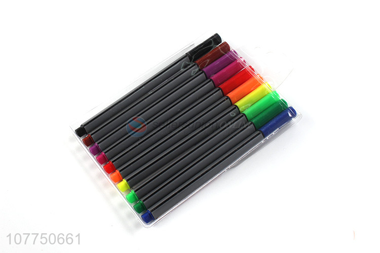 Hot sale 10 colors fine line markers fine line pens