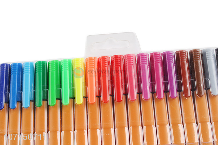 Wholesale non-toxic indelible 18 colors fine line marker for adult