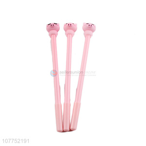 Good sale cartoon pig gel pens cute gel ink pen for children