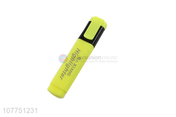 Factory price 4 colors highlighter fluorescent pen for school office