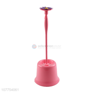 Creative Design Flower Handle Toilet Cleaner Toilet Brush