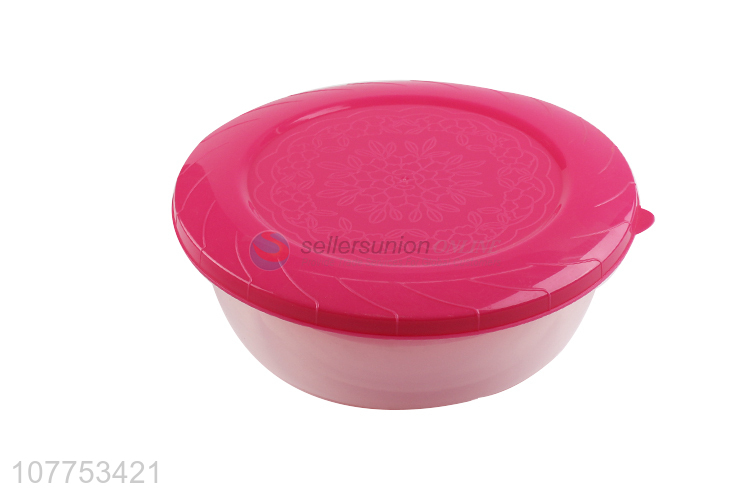 Custom 4 Pieces Plastic Round Preservation Box Set For Household