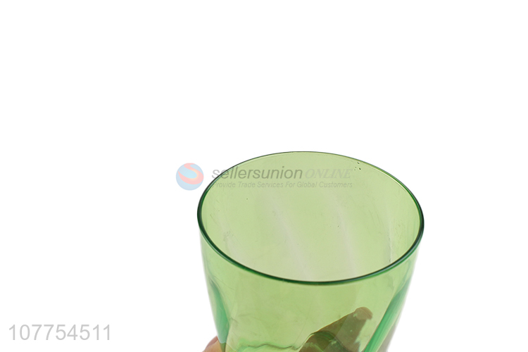 Fashion Colorful Juice Cup Plastic Water Cup Tooth Mug