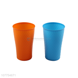 New Design Non-Slip Plastic Cup Colorful Juice Cup Water Cup