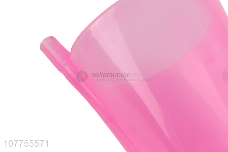 Good Price Plastic Water Cup Cheap Juice Cup Straw Cup