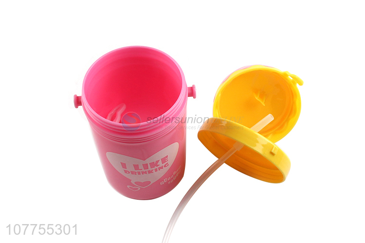 Cute Design Colorful Plastic Cup Water Cup Water Bottle