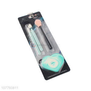Good Price Eyebrow Brush <em>Lip</em> <em>Gloss</em> Stick Makeup Sponge Set