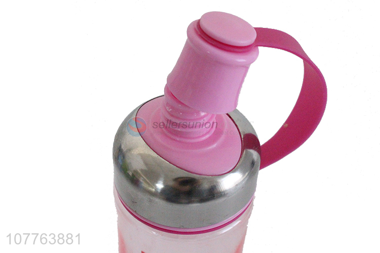 China factory leakproof motivational water bottle with handle