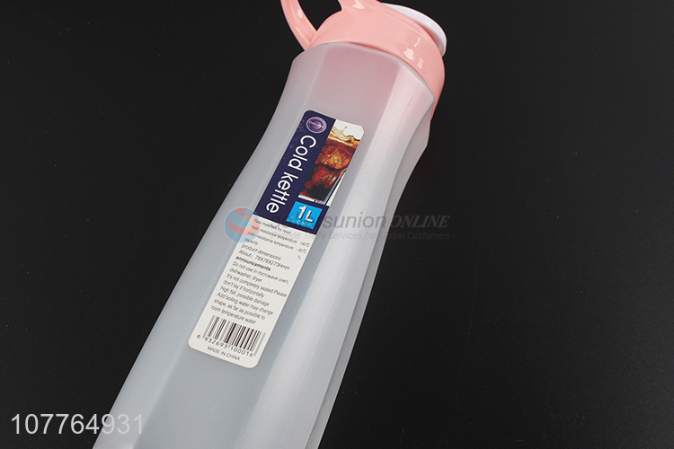 Hot selling outdoor leakproof plastic water bottle 1000ml cold kettle