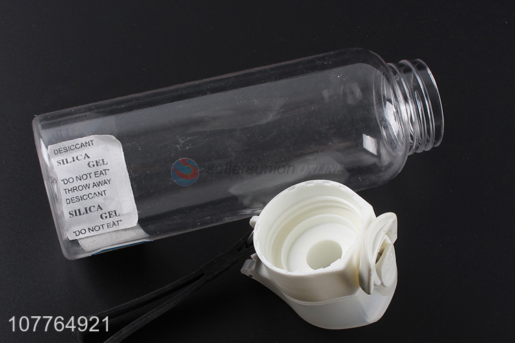 Wholesale 450ml transparent plastic water bottle leakproof space bottle