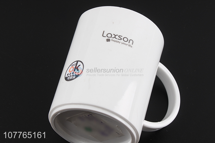 High quality food grade pp material microwave water cup with handle