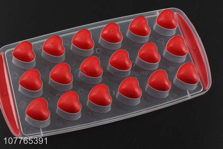 Best selling heart shape silicone ice cube mould ice block mold