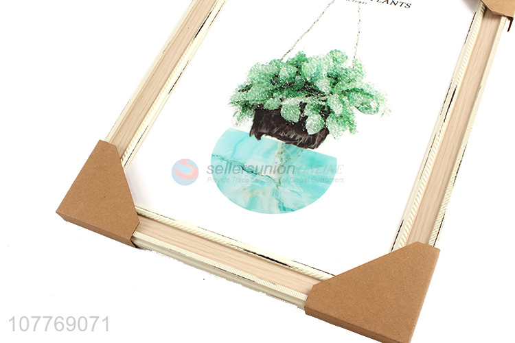 Attractive design ins style green plants wall hanging picture frame