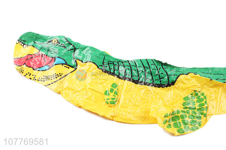 Hot sale animal crocodile shape inflatable toys for kids