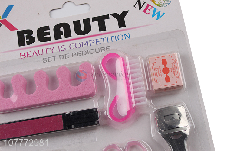 Wholesale 11 pieces beauty manicure set nail clipper nail file set