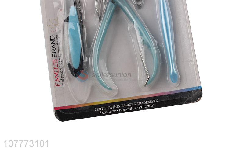 Factory price 5 pieces beauty manicure set nail cutter cuticle cutter set