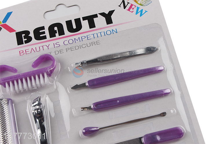 New arrival 12 pieces beauty manicure set nail cutter foot file set