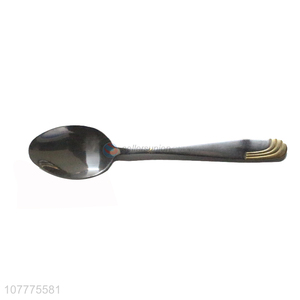 Good Price Gold-Plated Dinner Spoon Fashion Tableware